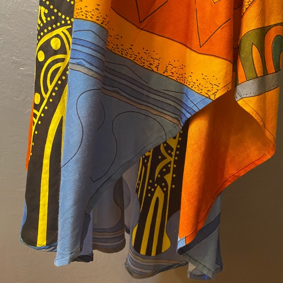 NF KAFTAN Boho African Woman Polyester Mumu Umbrella Tunic Dress - Picture 8 of 16